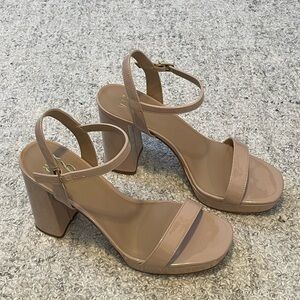 Elegant Nude Mix No. 6 Sundra Sandal Block Heel